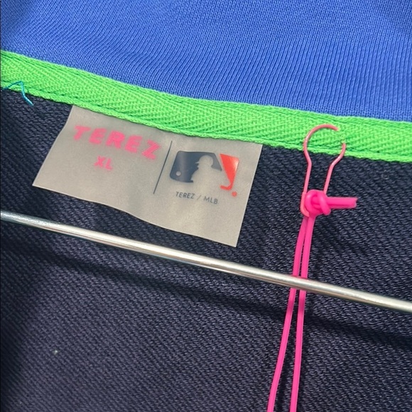 Terez MLB official fan meech Los Angeles Colorblock Jacket quarter zip - Picture 4 of 7